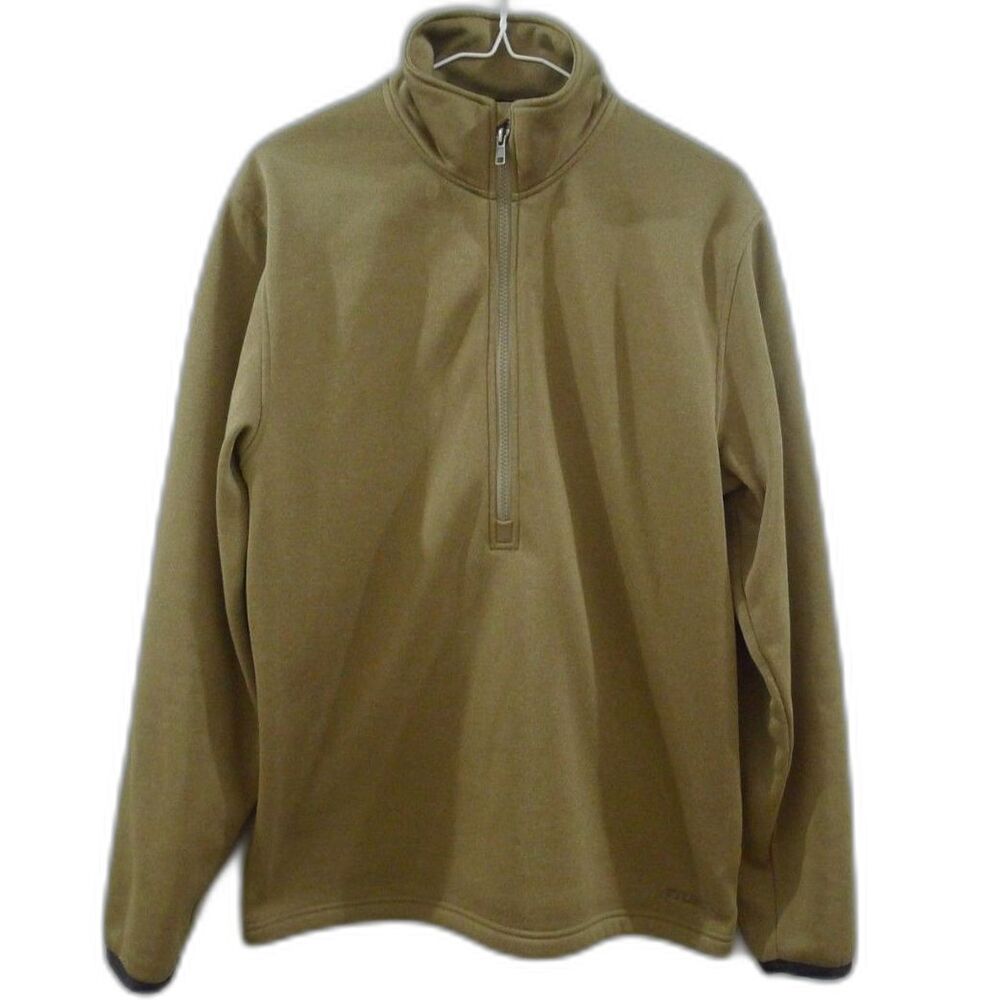 C.C. Filson Ridgeway Polartec 1/4 Zip Fleece - Green S